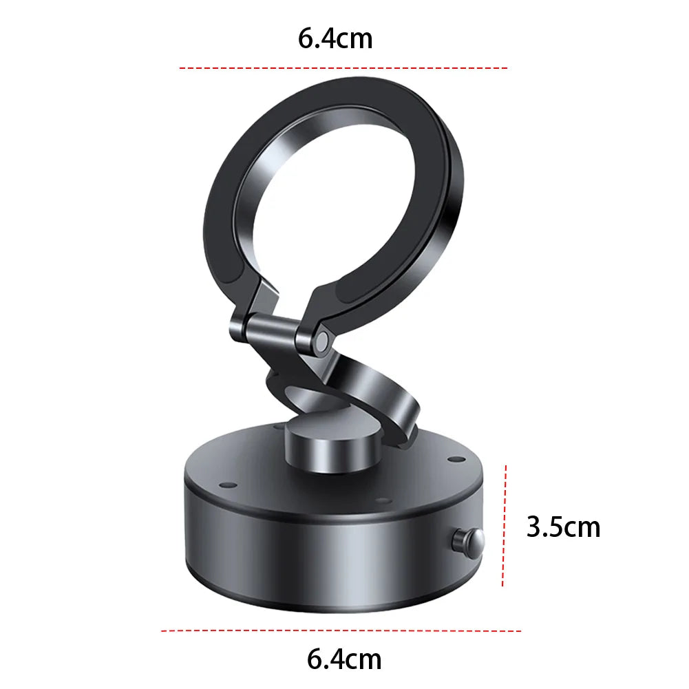 Magnetic Car Phone Holder Car Dash Phone Mount Tri-fold Foldable Phone Stand Hands Free Smartphone Support Car Accessories