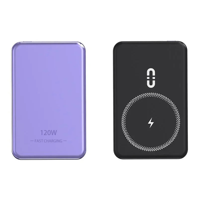 Magnetic Wireless Power Bank Portable 10000mah 120W Fast Charger Outdoor Travel iOS System iphone 15 Charging Equipment