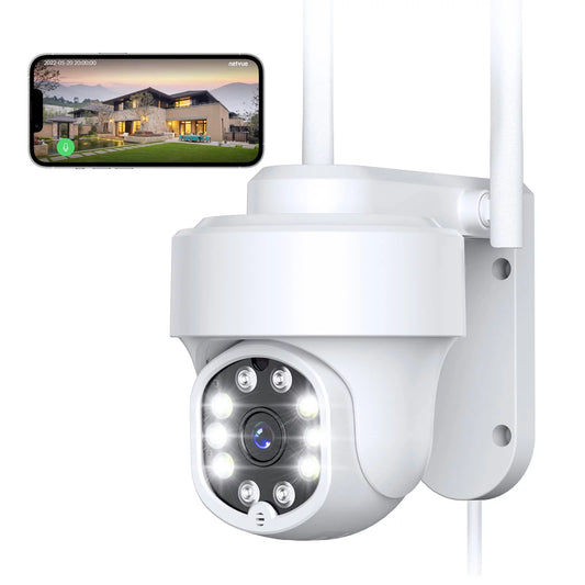 Outdoor Security Cameras Wireless Wi-Fi,  360° View, Only 2.4G Wifi