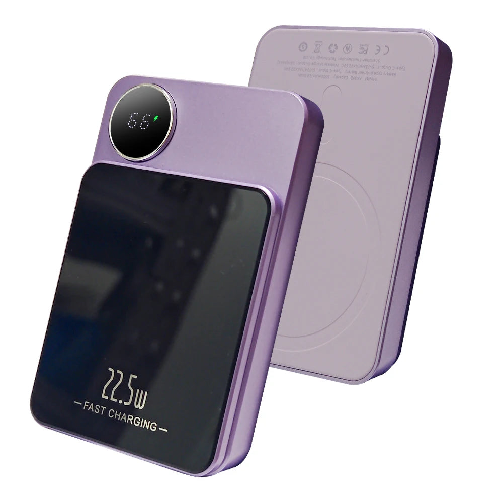 Magsafe Magnetic Wireless 10000 mah power Bank 22.5W Super Fast charging mobile power bank