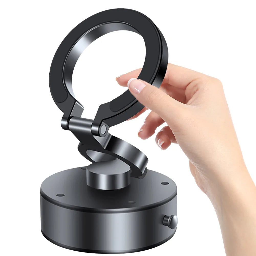 Magnetic Car Phone Holder Car Dash Phone Mount Tri-fold Foldable Phone Stand Hands Free Smartphone Support Car Accessories