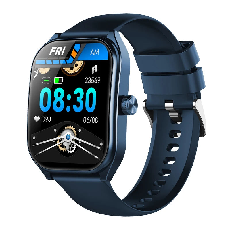 2025 Smart Watch 2.01" IPS HD Display | IP68 Waterproof | Bluetooth 5.3 | 3D Curved Glass | Smart Features:Voice Assistant
