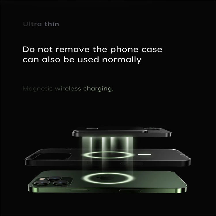 10000mAh Alloy Magnetic Powerbank Magnetic Power Bank Wireless Fast Charger For iPhone 15 14 13 12 11 Backup battery For Magsafe