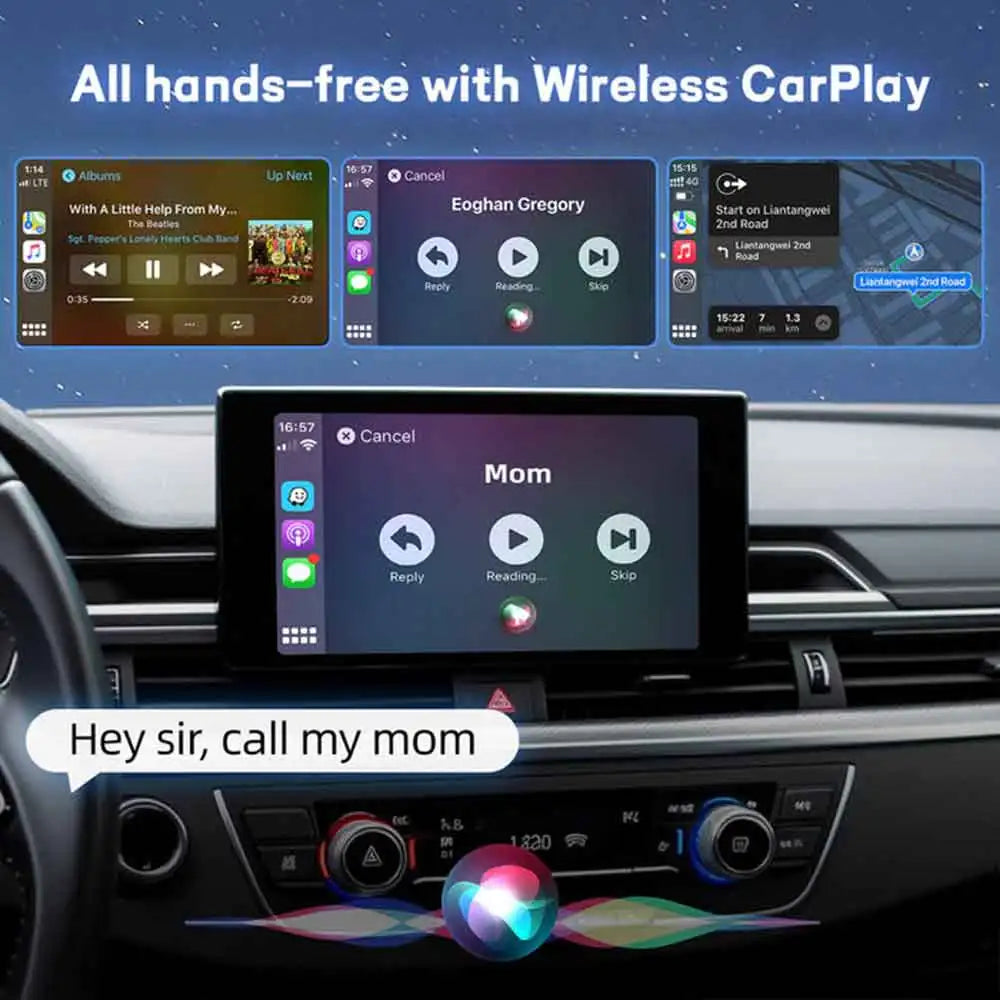OTTOCAST U2AIR Wireless CarPlay Adapter for Bluetooth WiFi USB Dongle Car Accessories for VW Benz Audi Toyota Chevrolet Chery